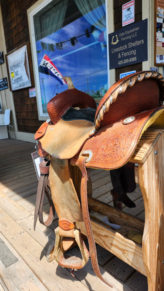 16" SRS Barrel Racing Saddle