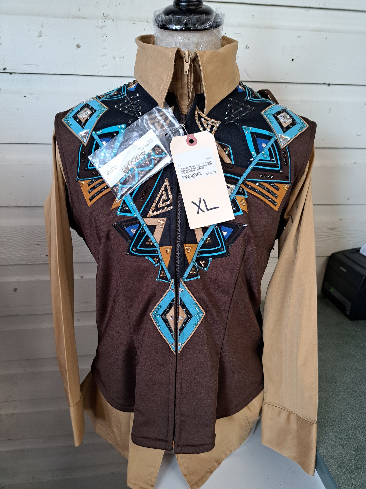 XL Woods Show Vest