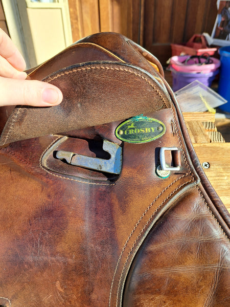 16.5" Crosby Olympia All Purpose English Saddle