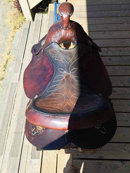 ON TRIAL 15" Circle Y Arabian Western Trail Saddle