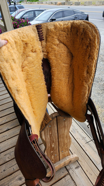 15.5" Crates Western Equitation Show Saddle