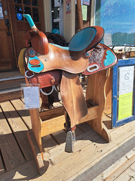 15" Double T Barrel Saddle