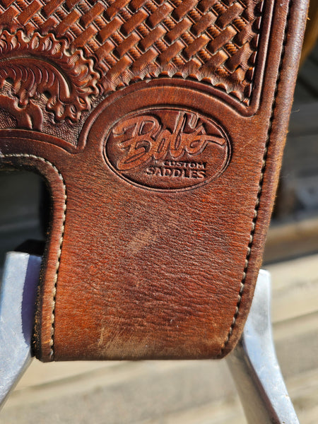 16.5" Bob's Custom Saddles Jordan Larson Reining Saddle