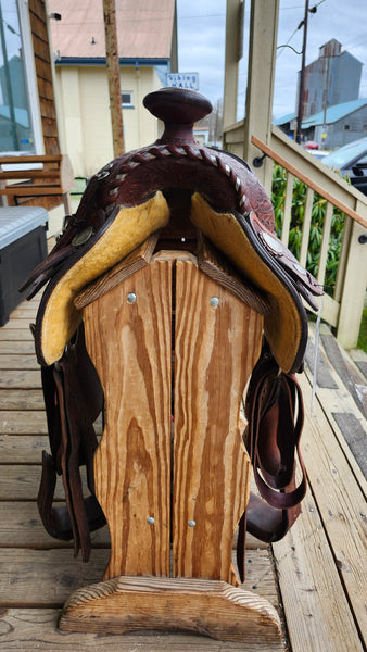 16" Vintage Circle Y Equitation Saddle