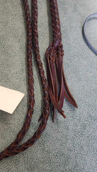 Braided Leather Romel Reins