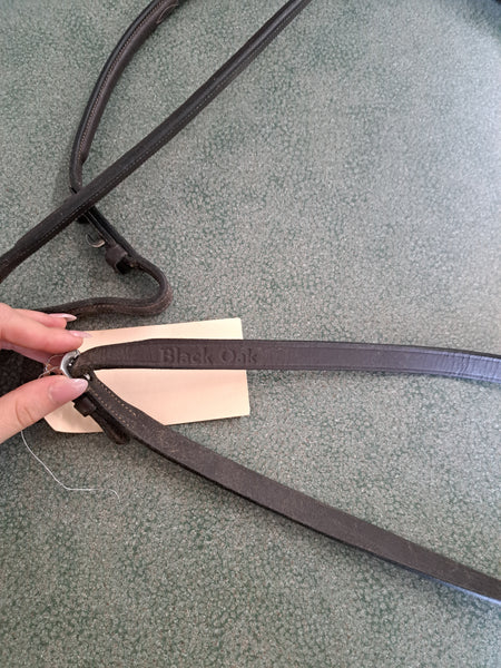 54" Black Oak English Reins