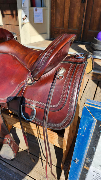 15" Circle Y Topeka Flex2 Western Trail Saddle