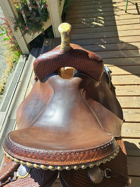 14" About The Horse Barrel Saddle