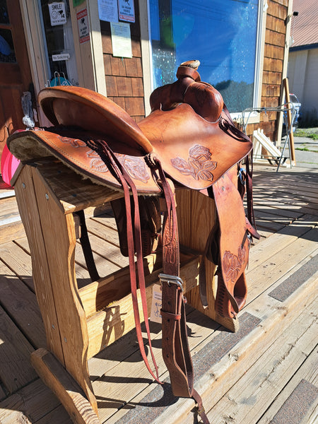 16" John Fallis Balanced Ride Western Saddle