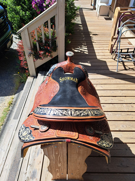 17" Showman Western Equitation Show Saddle
