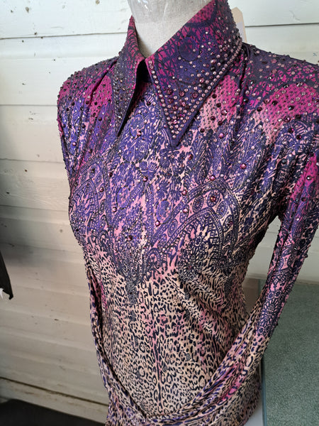 Medium Show Fancy Western Show Shirt