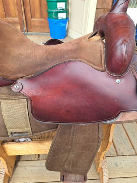 On Trial  16" Fabtron Synthetic Western Saddle