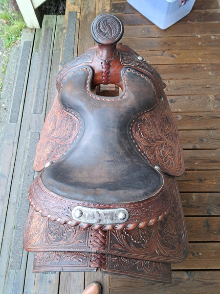 15" Billy Cook Western Equitation Show Saddle