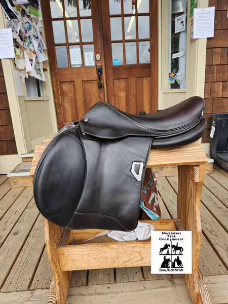 17.5" Voltaire Blue Infinate Jump Saddle