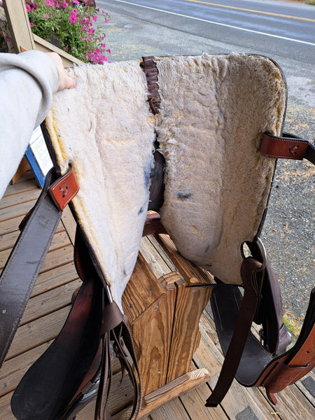 15" Tex-Tan Barrel Racing Saddle