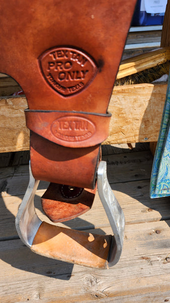 14" Tex Tan Pro Only Barrel Saddle