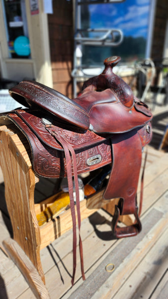 15" Hereford Tex Tan Pleasure Saddle