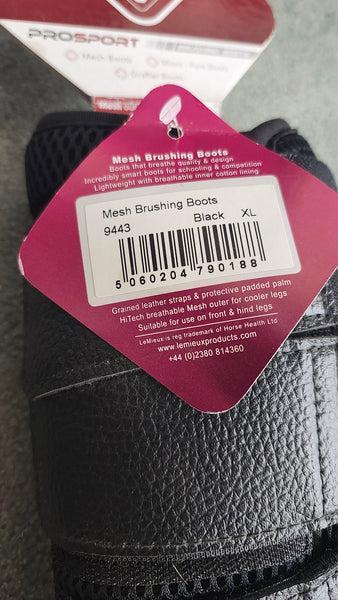 XL New Lemieux Mesh Brushing Boots