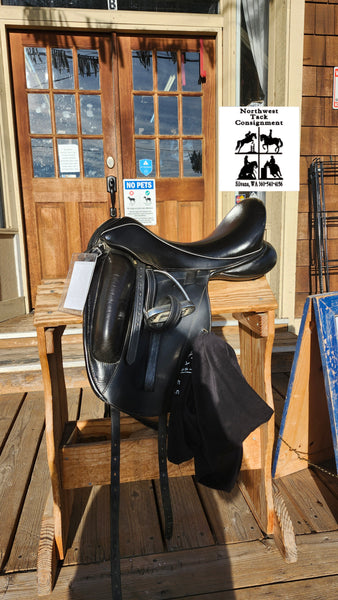 17.5" Custom Sadlery Icon Flight Dressage Saddle
