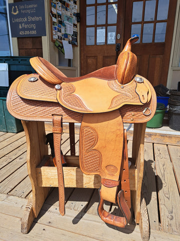16" Hereford Tex Tan All Around Western Saddle
