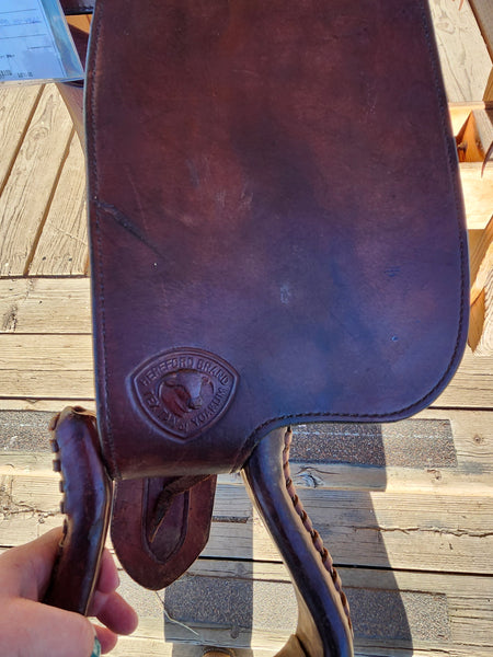 15" Hereford Tex Tan Western Equitation Show Saddle