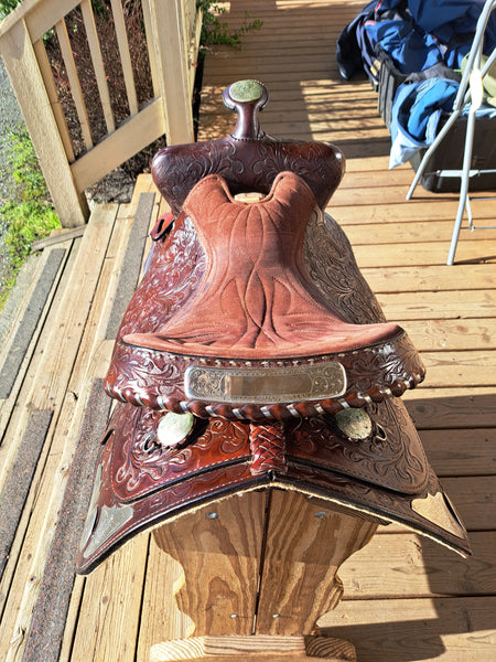 15" Hereford Tex Tan Equitation Saddle