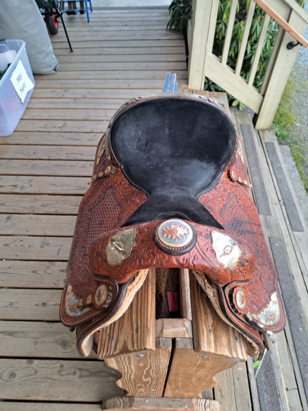 15" Big Horn Equitation Saddle Set