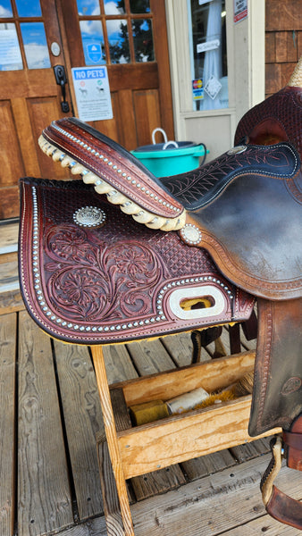 ON TRIAL 14.5" Billy Cook Barrel Saddle 1930