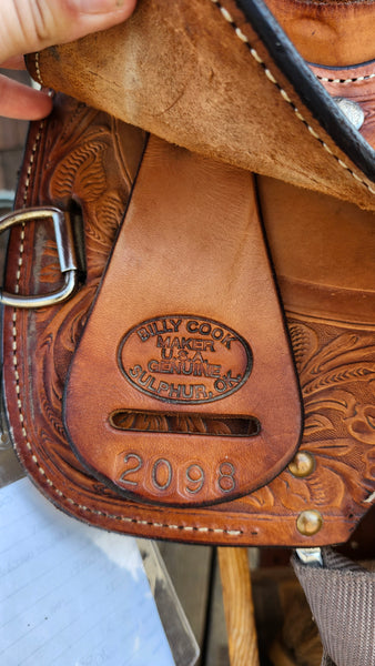 16" Billy Cook Western Equitation Show Saddle