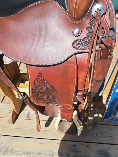 17" Ortho-Flex Western Trail Saddle
