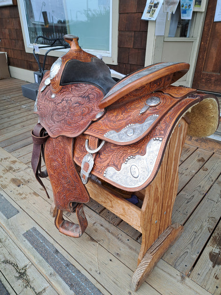 15.5" Custom Woods Equitation Saddle