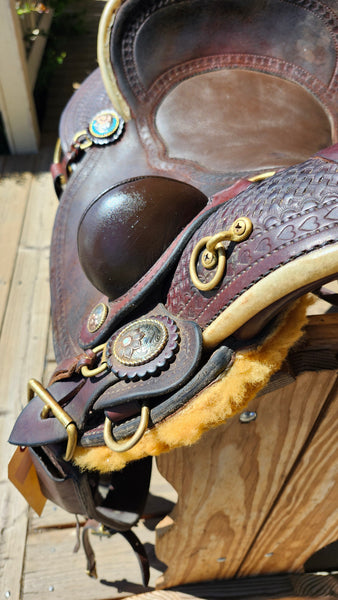 17" Allegany Mountain Saddlery Weatherly Wade Custom Saddle