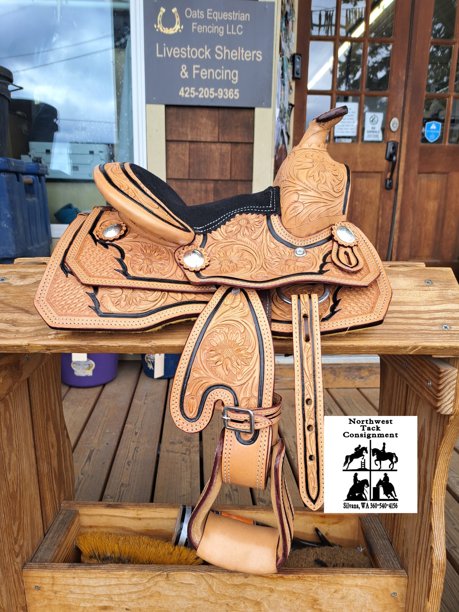 NEW! 8" Silver Royal Mini Hilltop Show Saddle