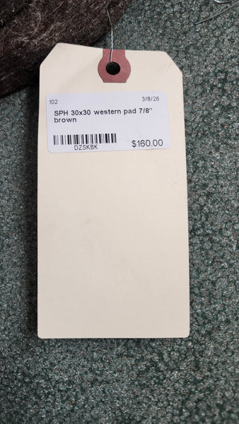 SPH 7/8" Western Pad