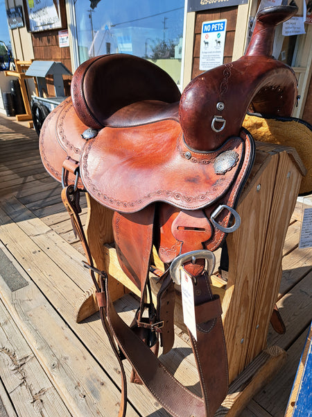 16" Circle Y Alpine Flex2 Western Trail Saddle