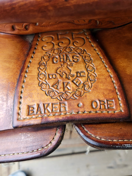 16" Chas Baker Custom Ranch Saddle