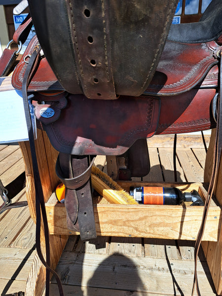 15" Circle Y Omaha Flex2 Western Trail Saddle