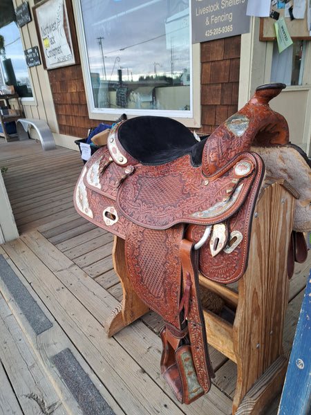 15" Big Horn Equitation Saddle Set