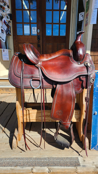 15" Circle Y Topeka Flex2 Western Trail Saddle