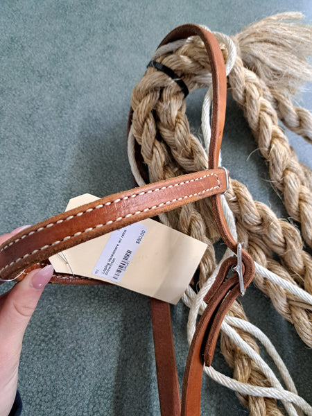Loping Hackamore W/ Mecate Reins