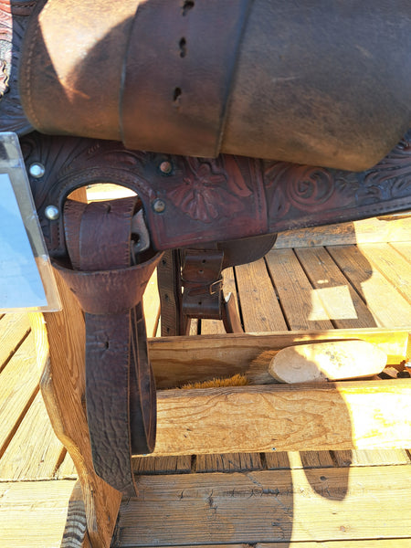 15" Champion Turf Western Equitation Show Saddle