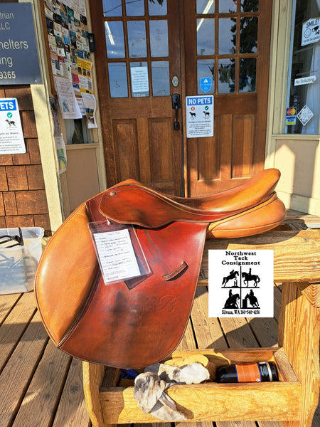 16.5" Bates Caprilli Close Contact Jump Saddle