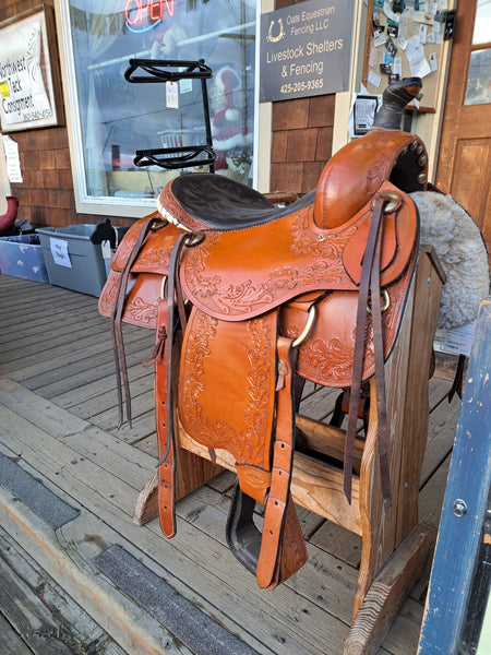 16" Montana Saddlery Roping Saddle