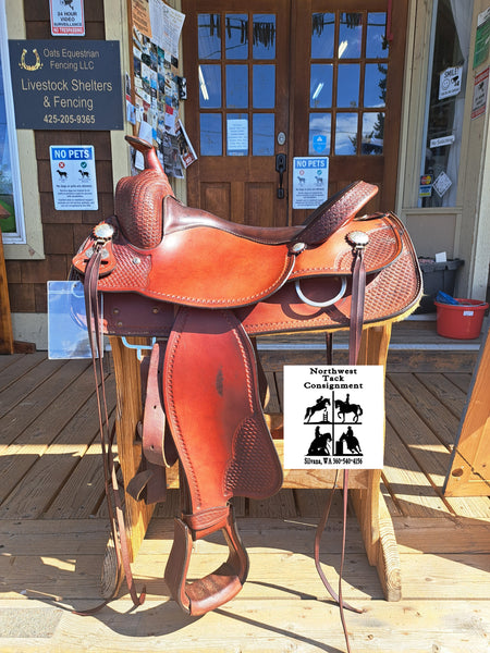 17" Crates Supreme Western Trail Saddle