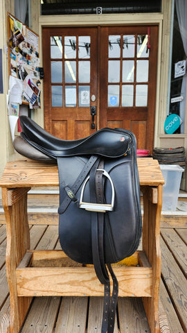 17.5" Jeffries Saddlery Dressage Saddle
