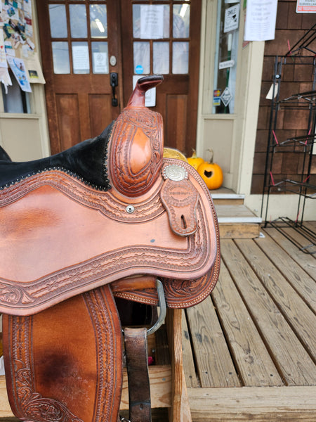 16" Bronco Billys Custom Reining Saddle