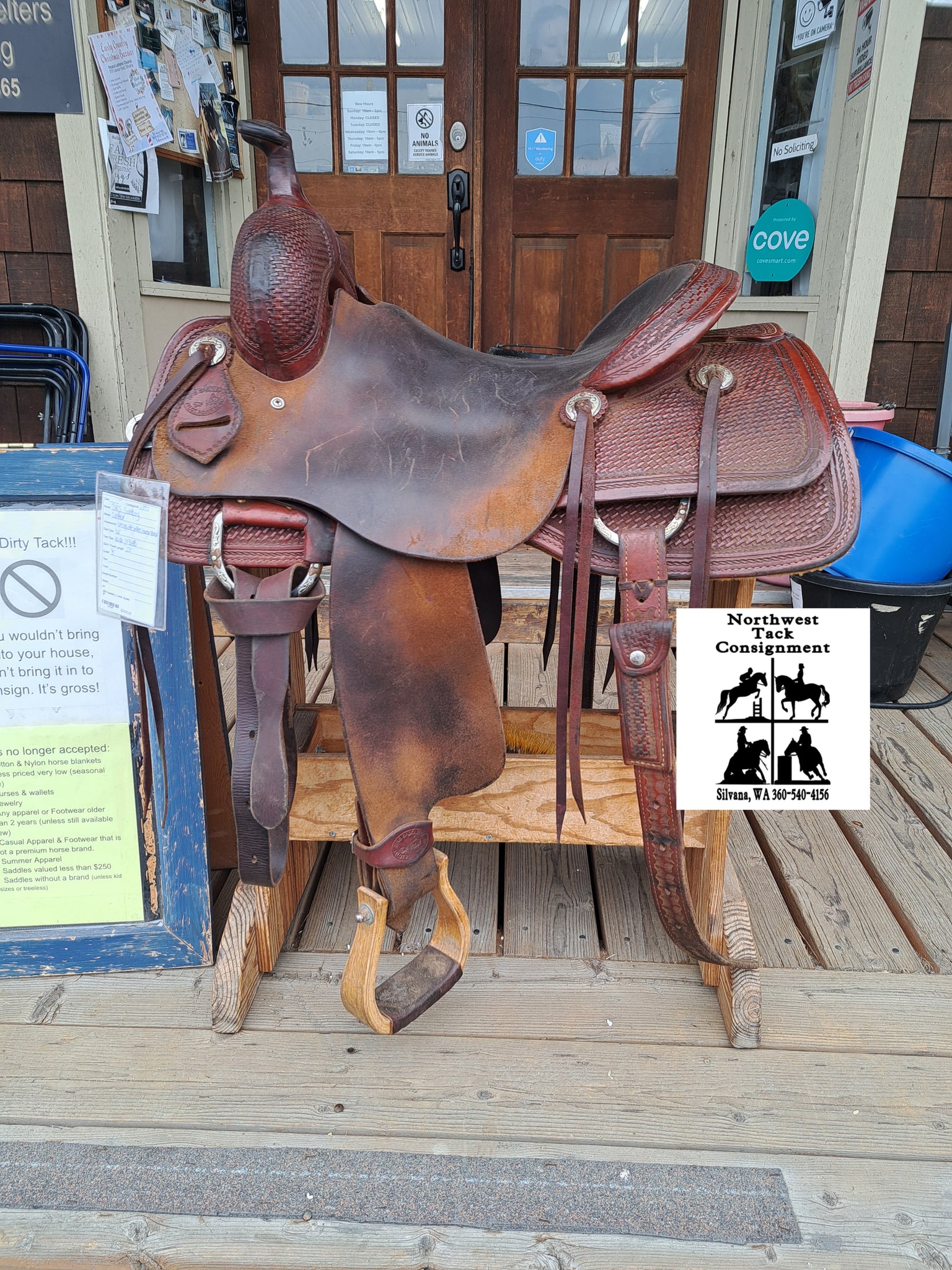 16" SRS Saddlery Cutter Saddle