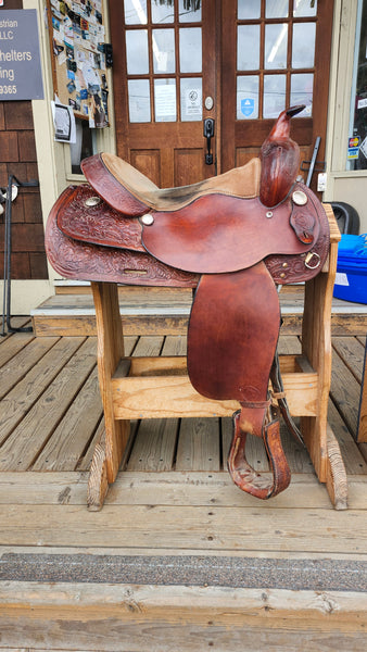 16" Hereford Tex Tan Western Pleasure Trail Saddle