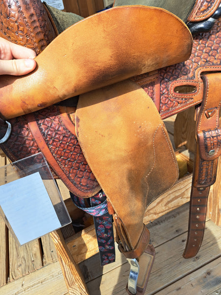 13" Three Forks Merril Barrel Saddle