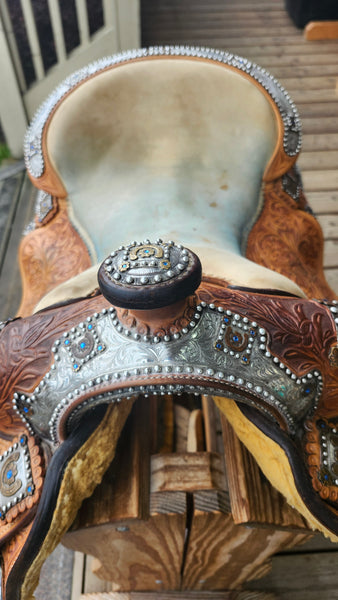 17" Silver Mesa Equitation Saddle